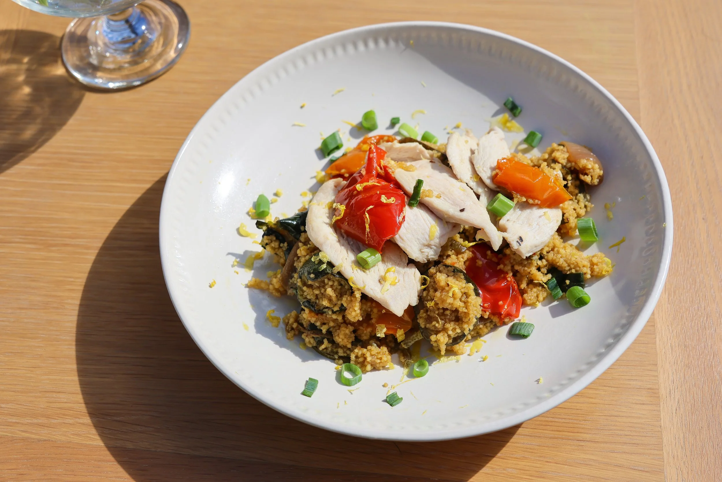 Mediterranean Couscous Chicken