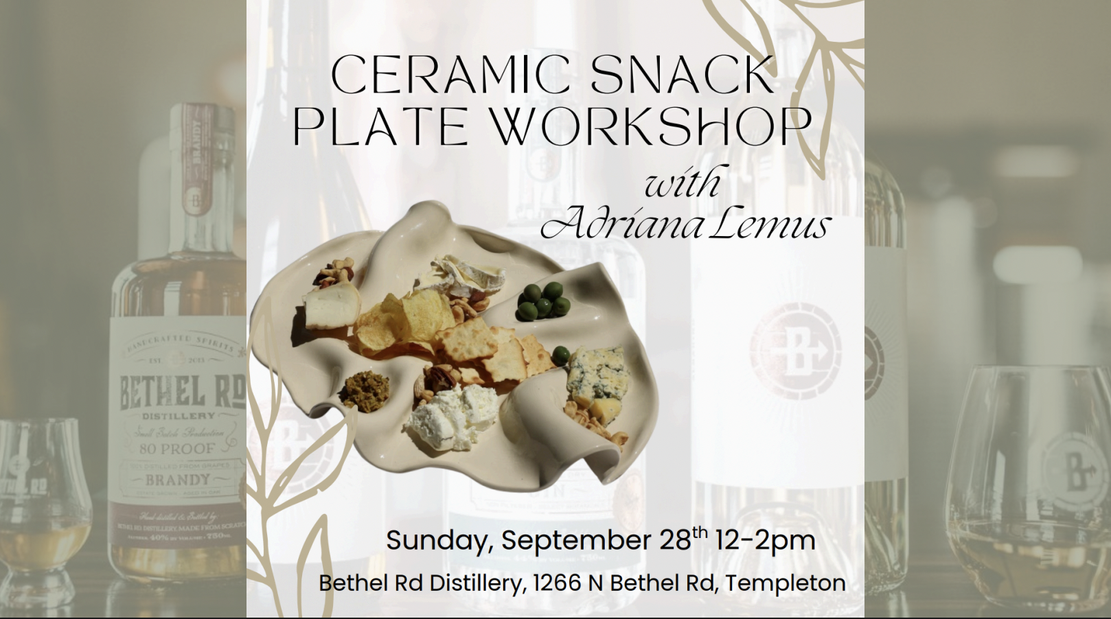 Ceramic Snack Plate Workshop