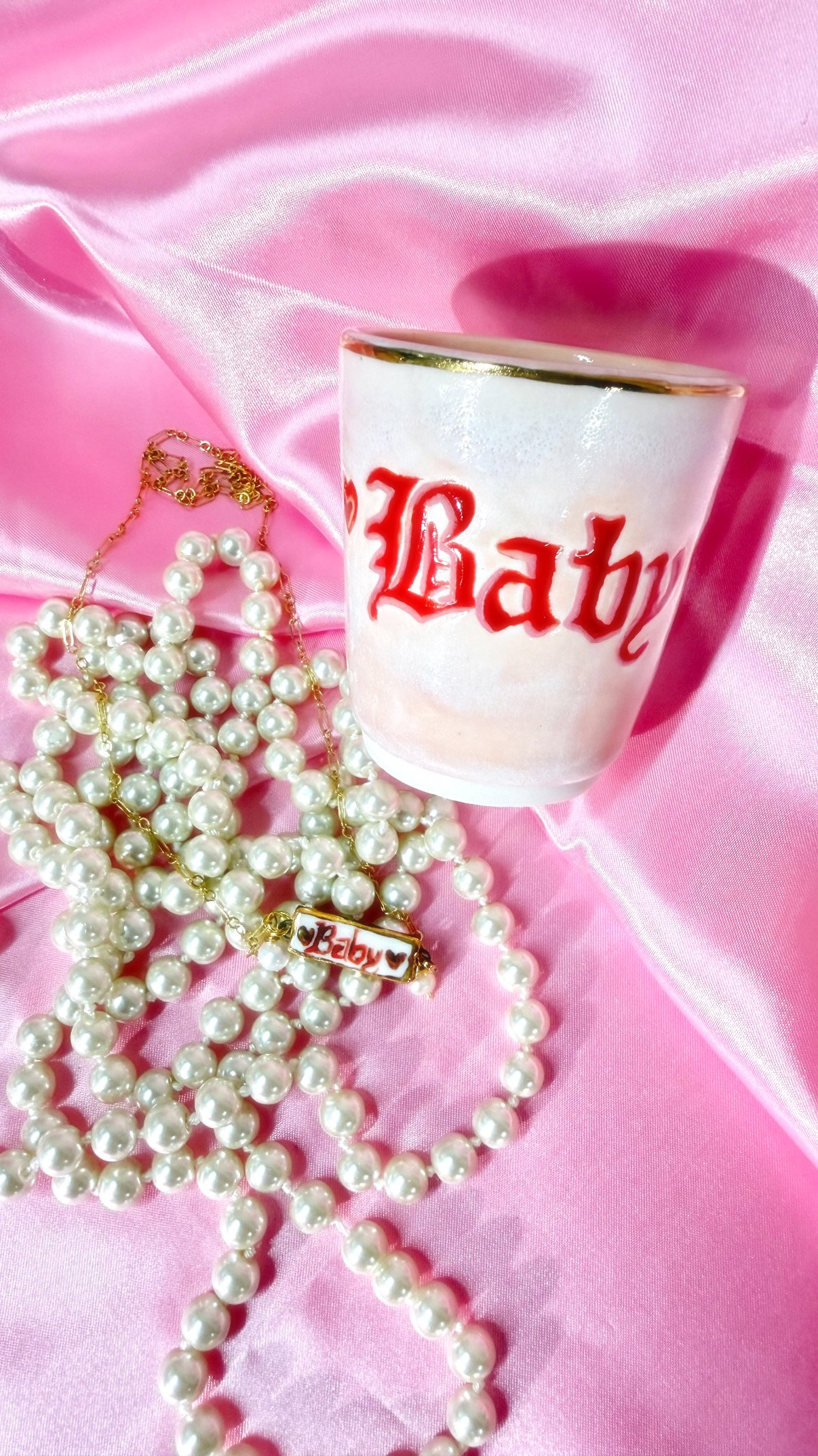 "Baby" Porcelain Shot Cup