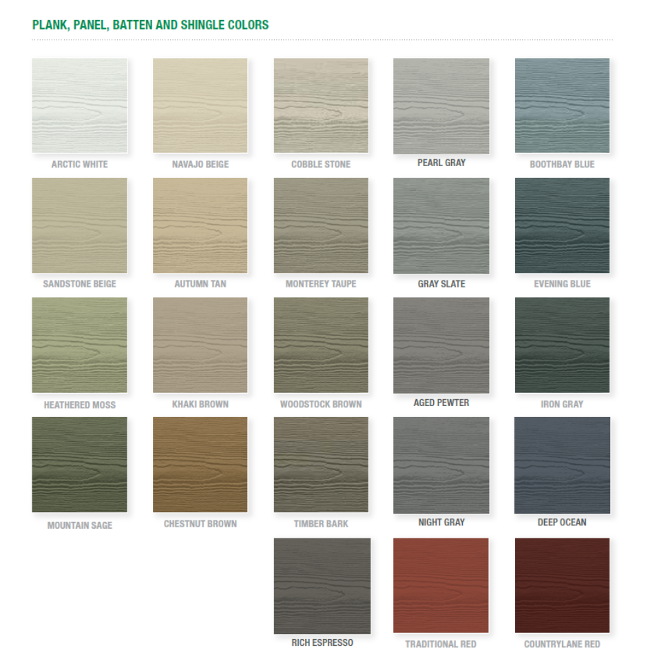 Hardie Board Colours Edmonton - and 7 Things to Consider When Selecting Your Colours