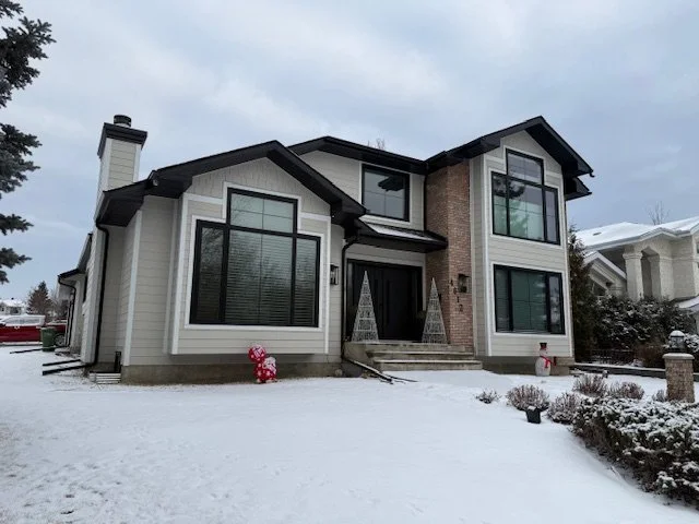 Cobblestone James Hardie Siding installed in Edmonton