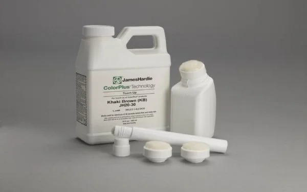 A James Hardie touch up kit for painting their products