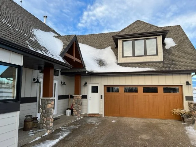 Cobblestone Hardie Plank and Board & Batten, Lux Panel Dark Ash