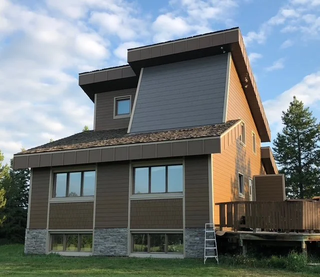 Chestnut Brown Hardie Plank & Shingle 