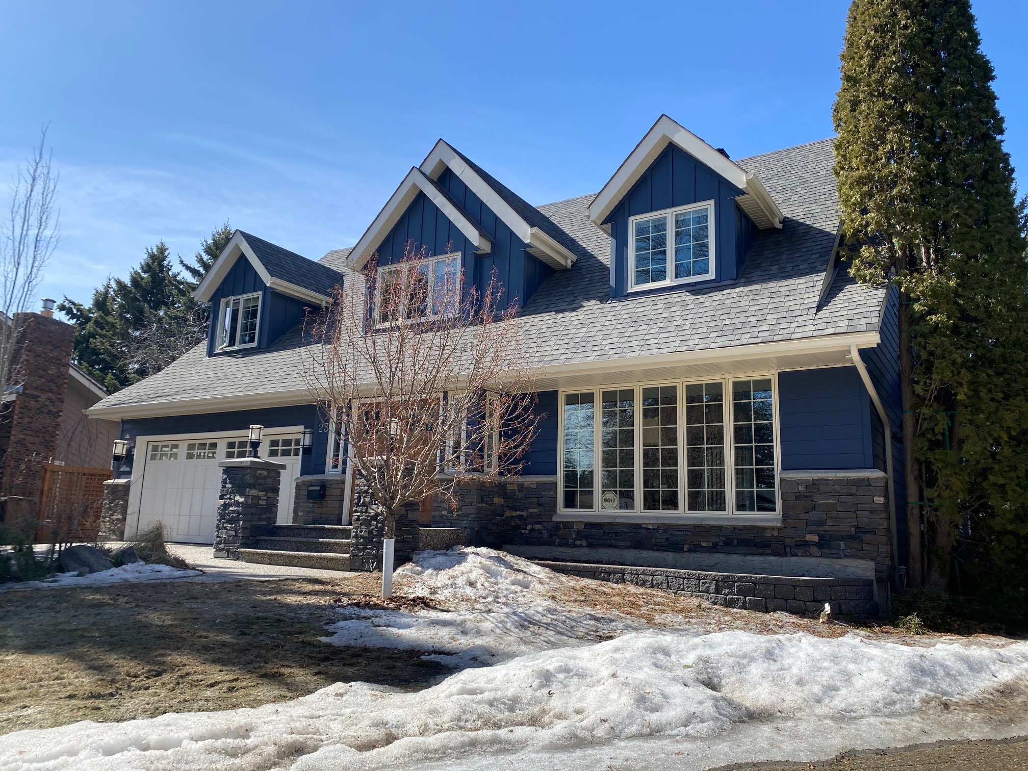 Custom Home with Hardie Siding on It