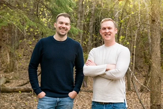 Paul Little and Bjorn Delblanc, the owners of Edmonton siding contractor - Blue Jay Exterior Renovations