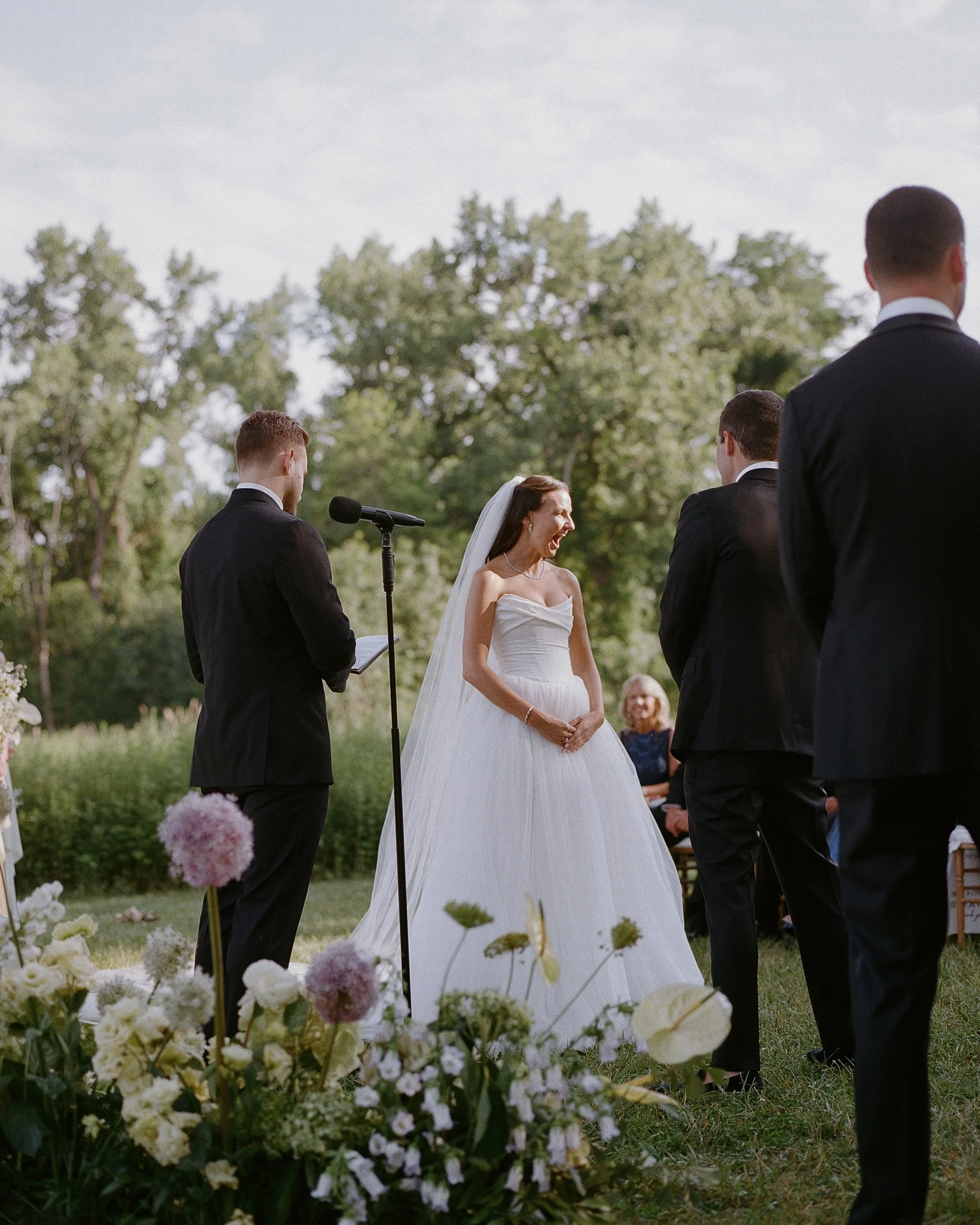 Long before Molly and Chris met, their families were already connected. Chris&rsquo;s stepdad introduced Molly&rsquo;s parents, and years later, Molly and Chris&rsquo;s parents introduced the two of them. A family affair in every sense of the word.

