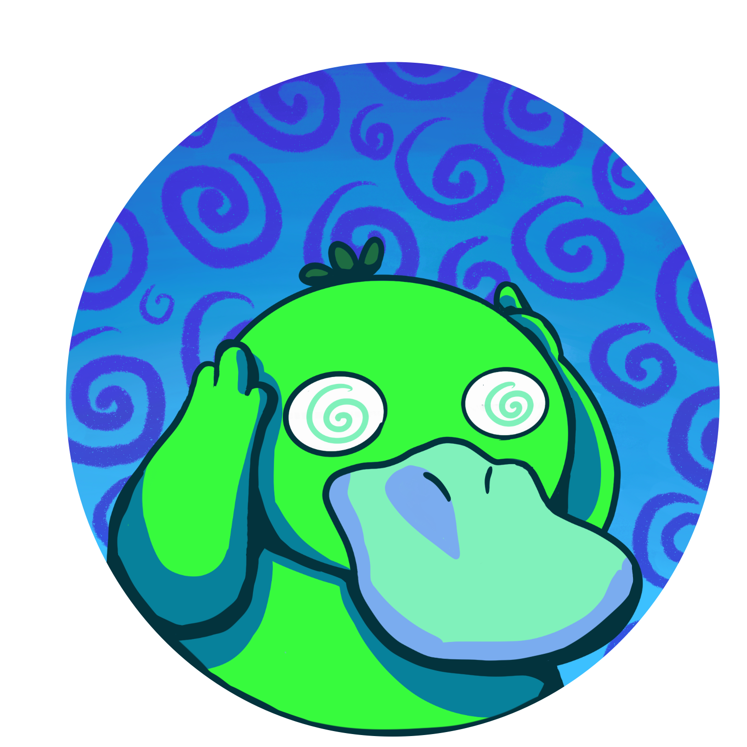 Confused Duck sticker