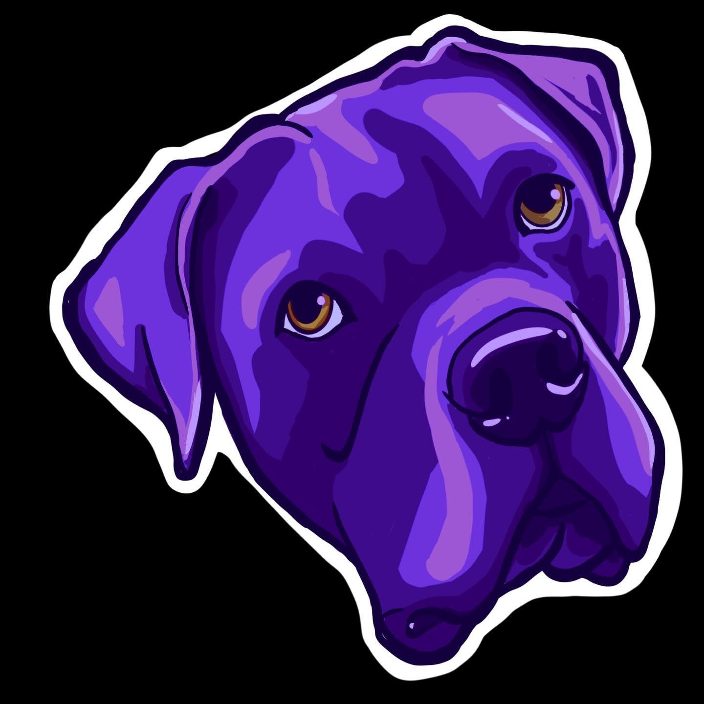 Made these cute #canecorso sticker designs. 🥰

Now available in my shop: https://kayshalacyartdesign.com/shop
