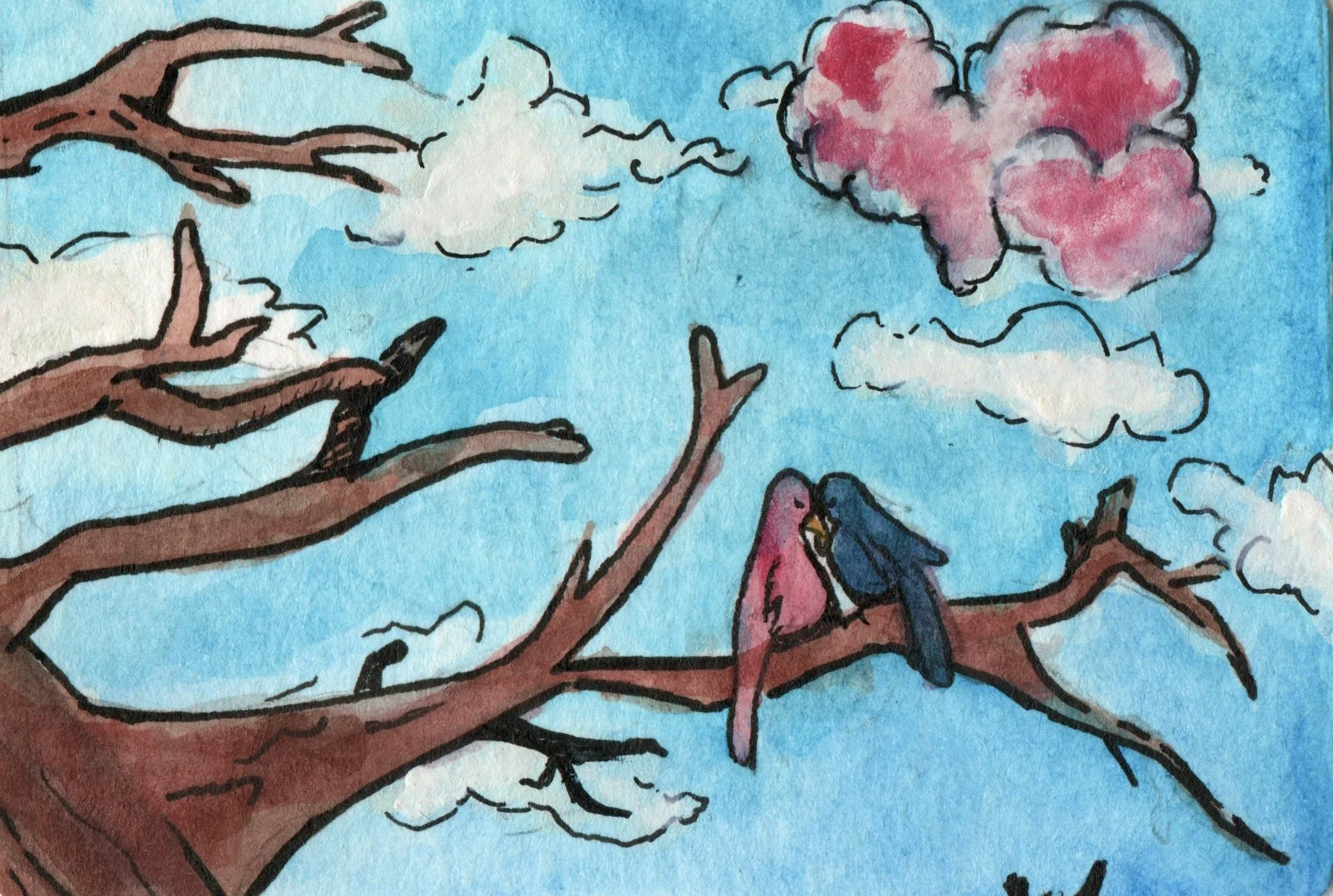 P-14	The Love Birds