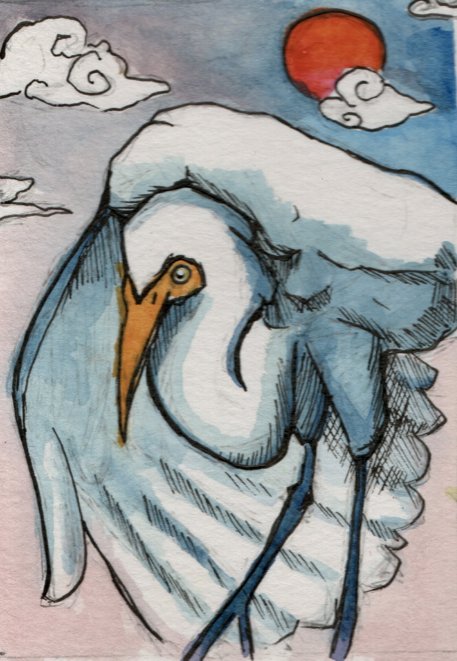 P-50	The Great Egret