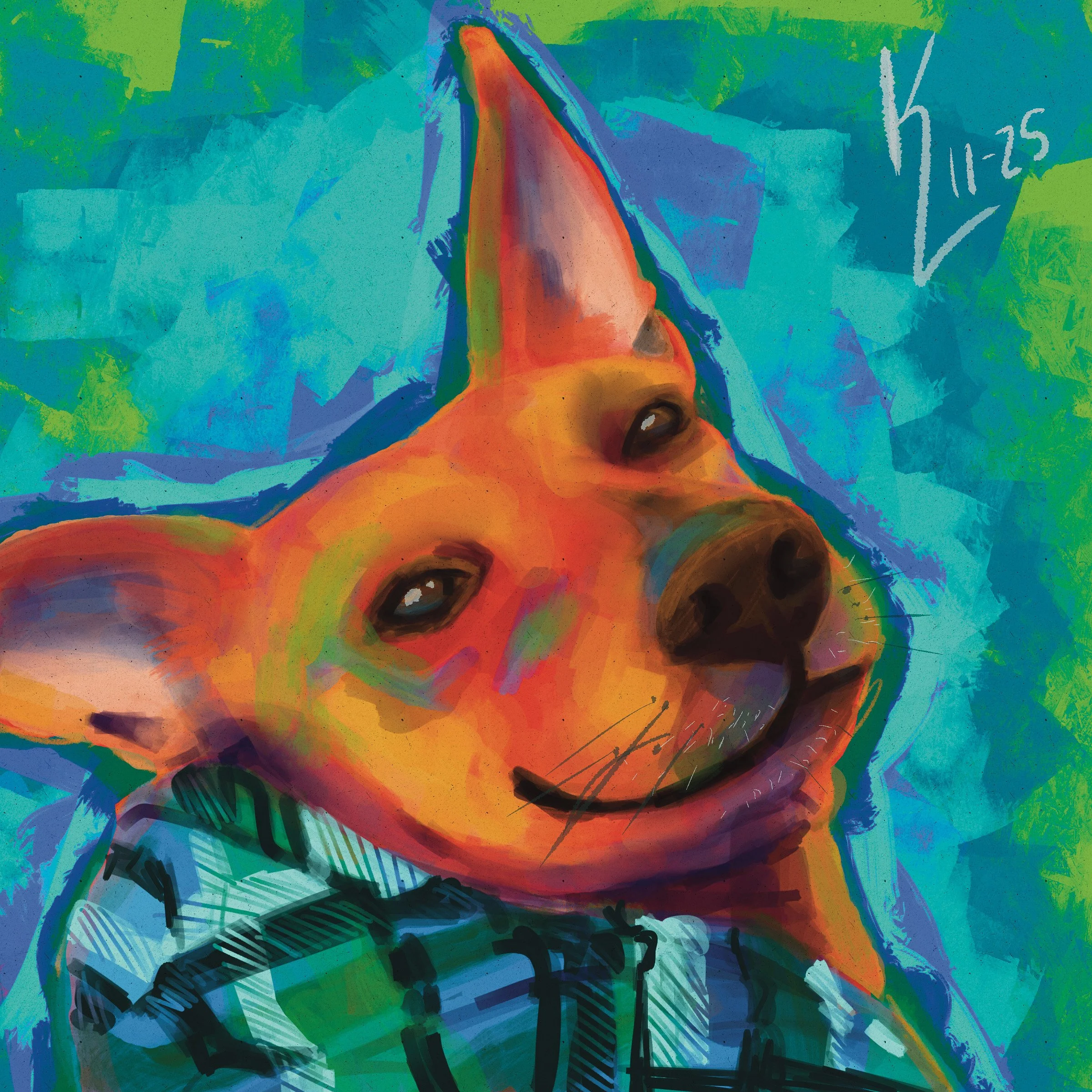 Wally Portrait (my baby!)
