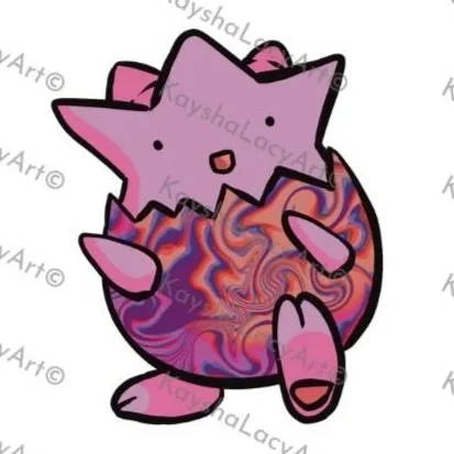 Trippy Eggs Sticker and Sticker Set