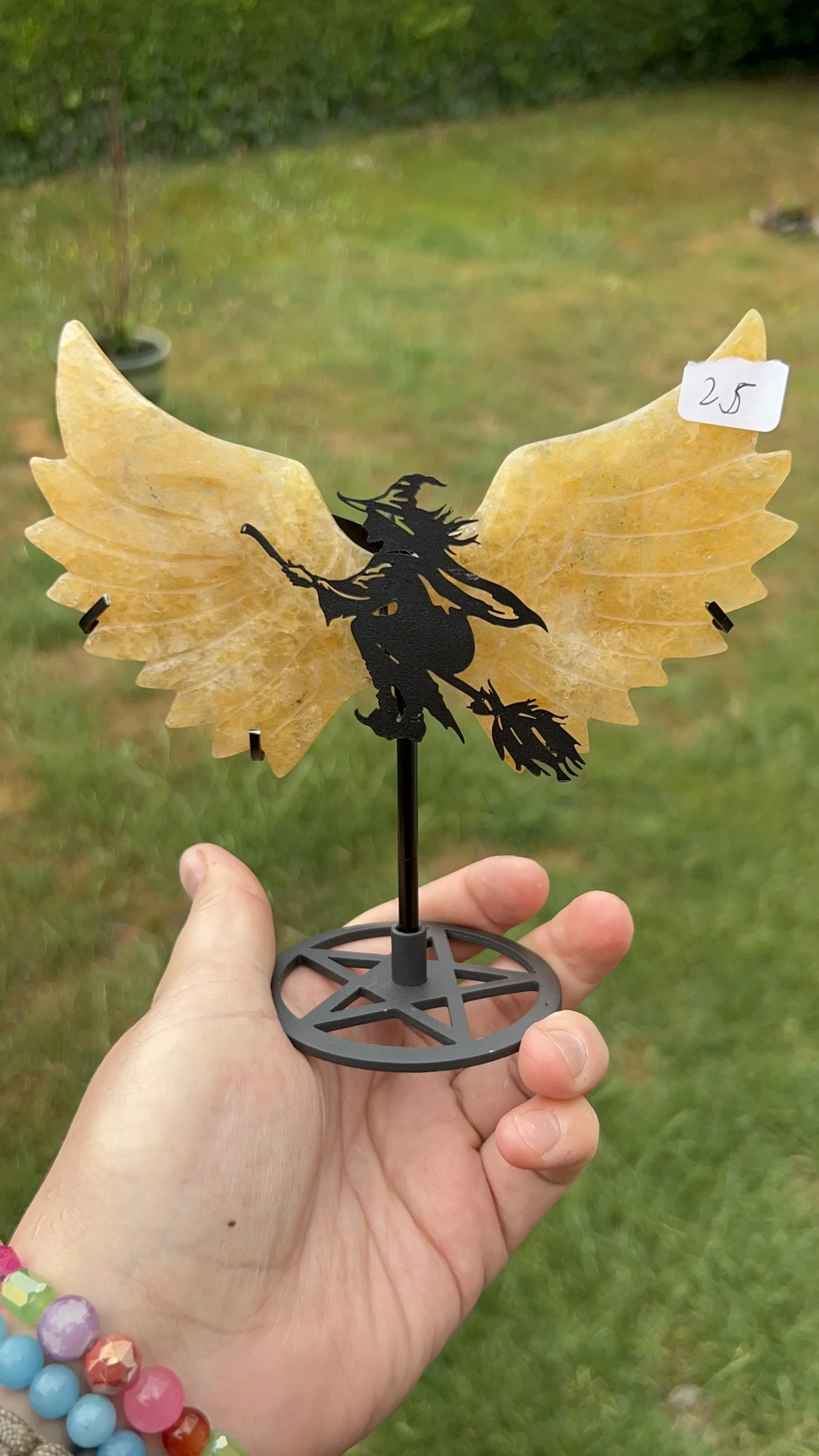 Golden healer witch wings