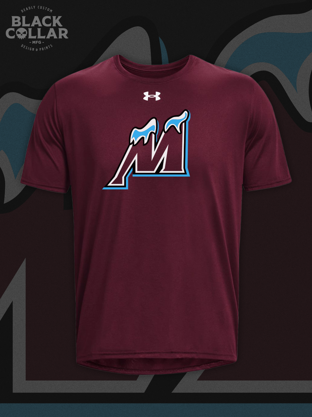 Maroon UA M Logo
