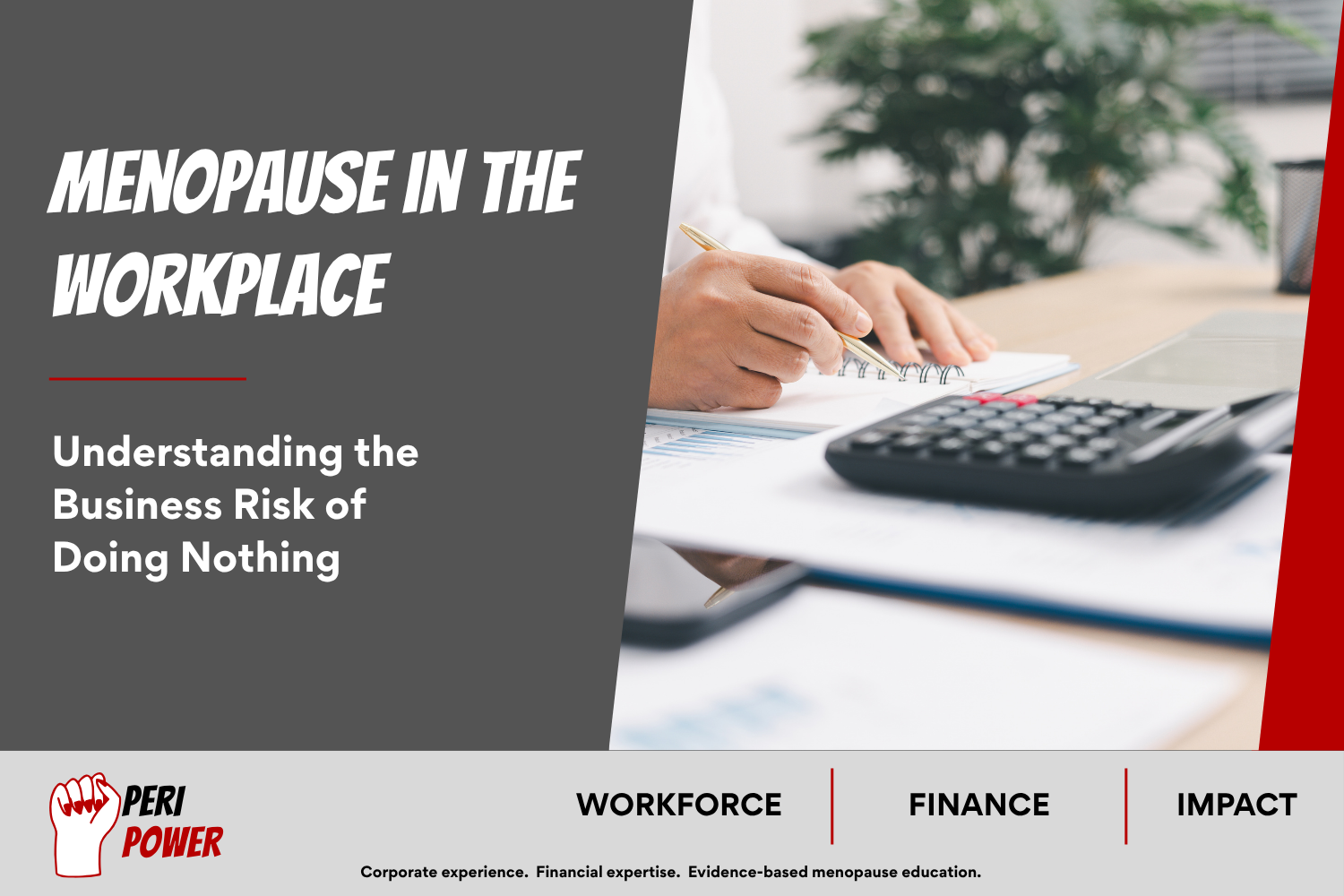 Menopause in the Workplace: Understanding the Business Risk of Doing Nothing