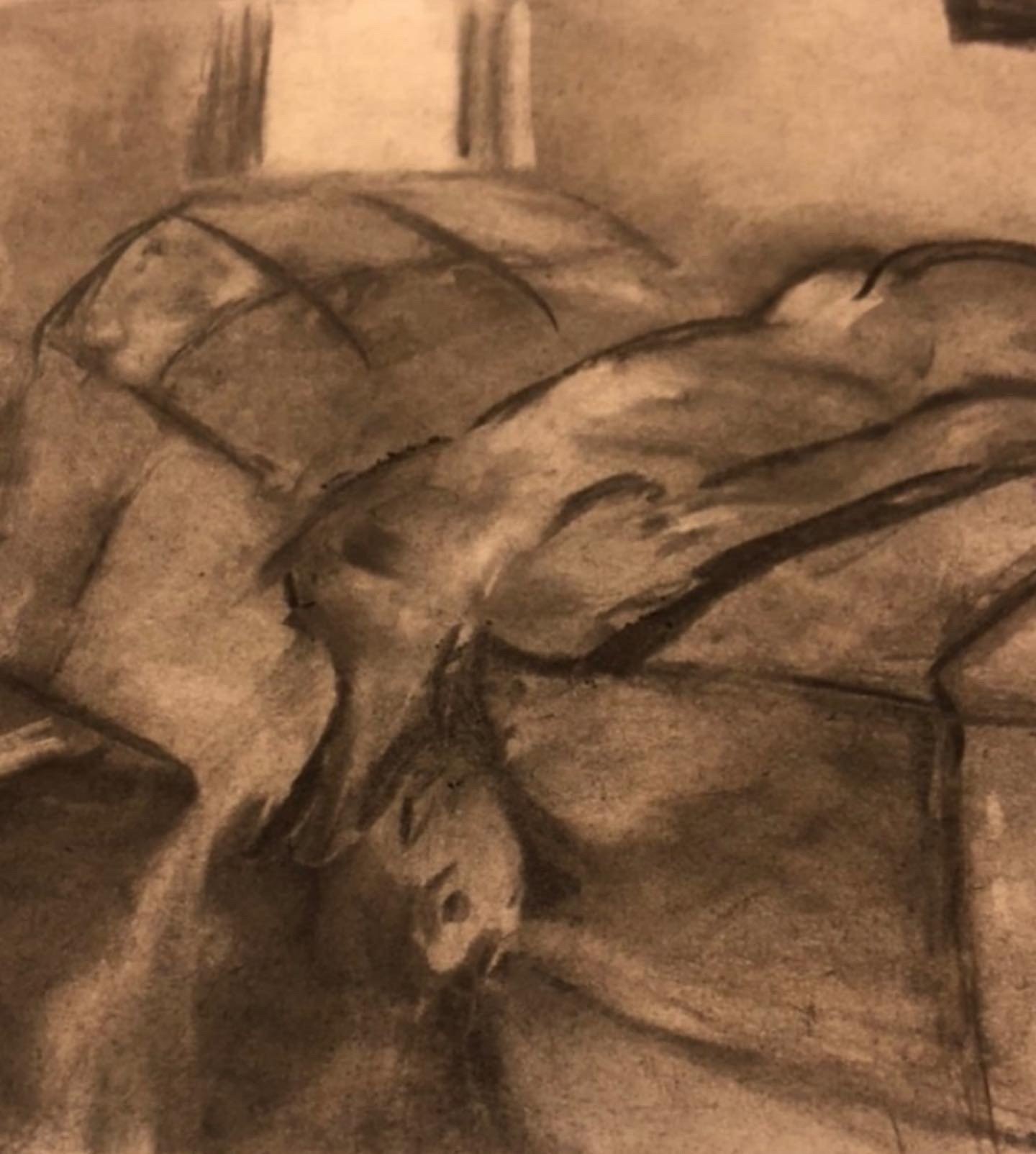 2020, charcoal