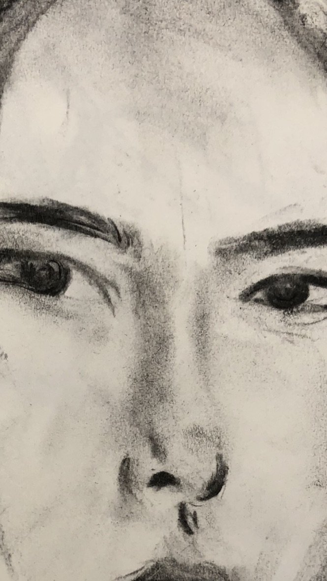 2020, charcoal