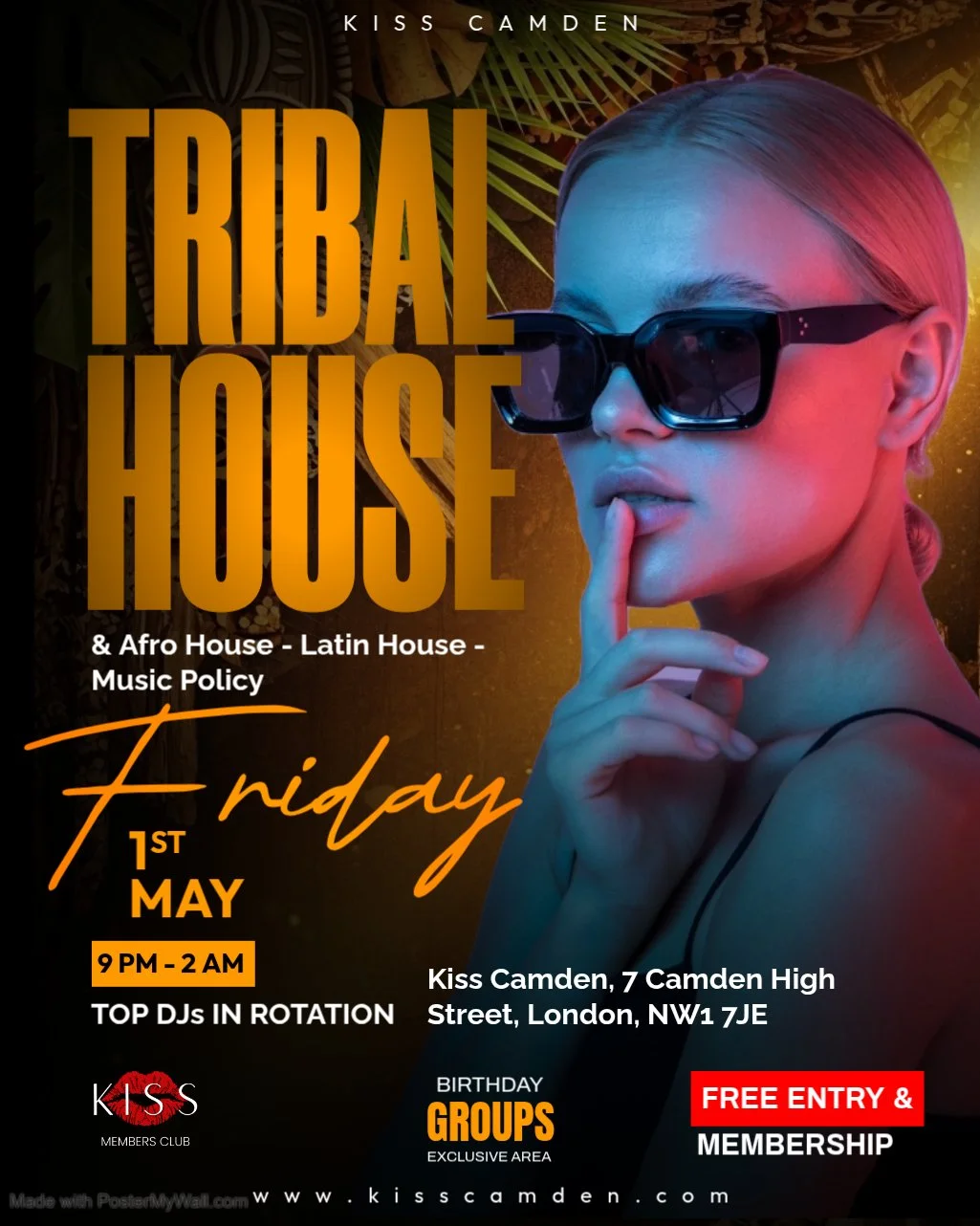Tribal House Fridays London – Afro House, Latin House &amp; Music Policy