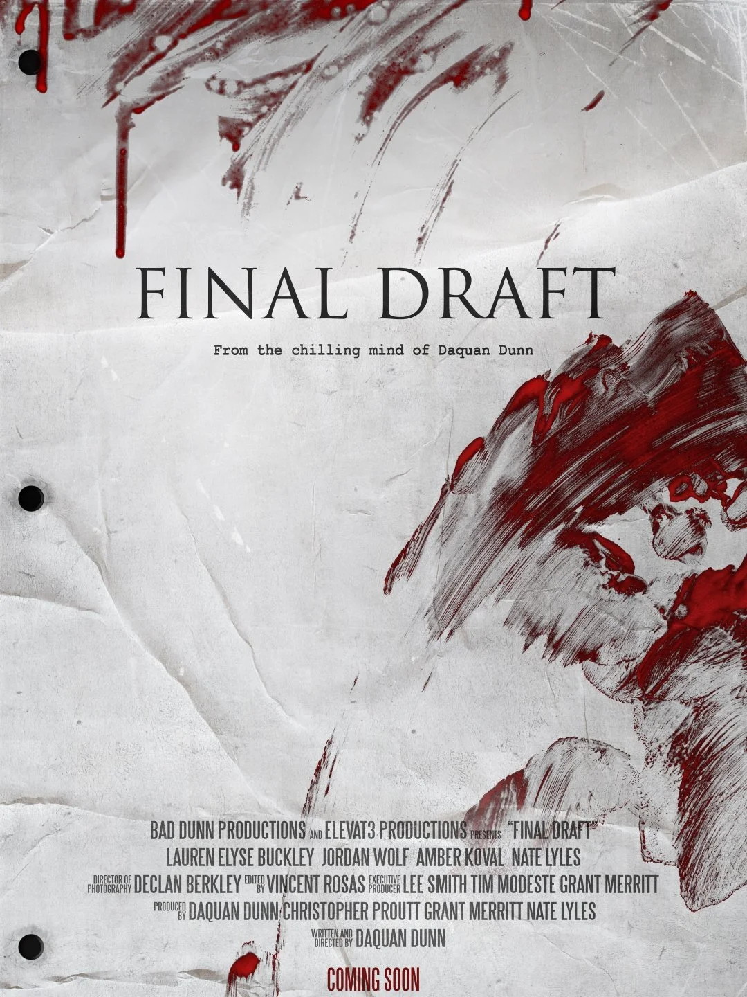 "FINAL DRAFT" (2025) - Editor