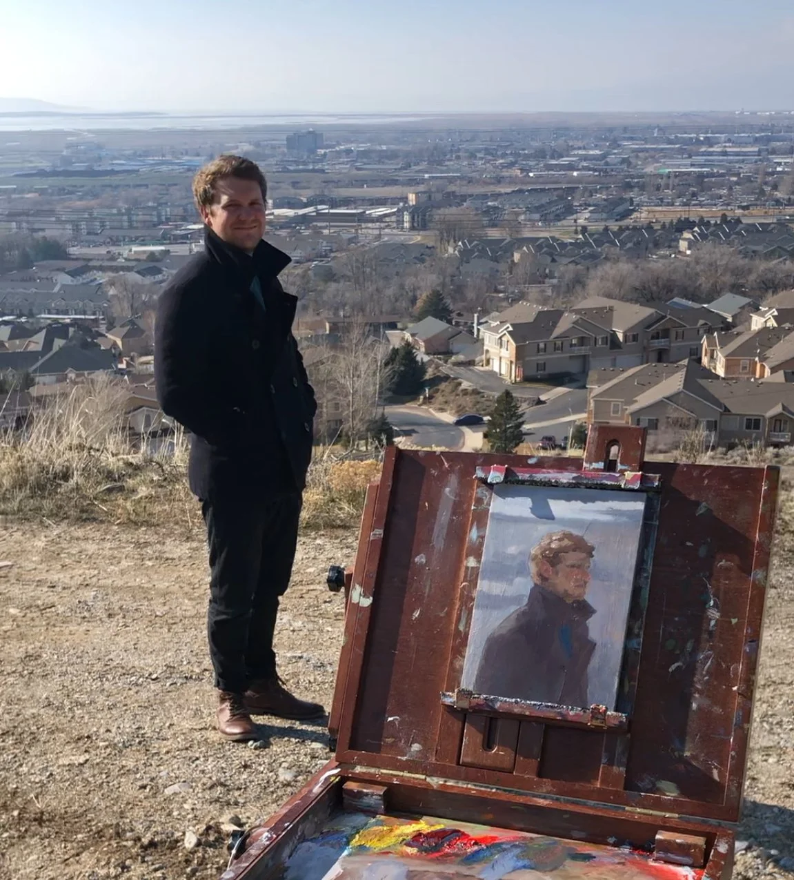 Painting Process: Portrait of Wes