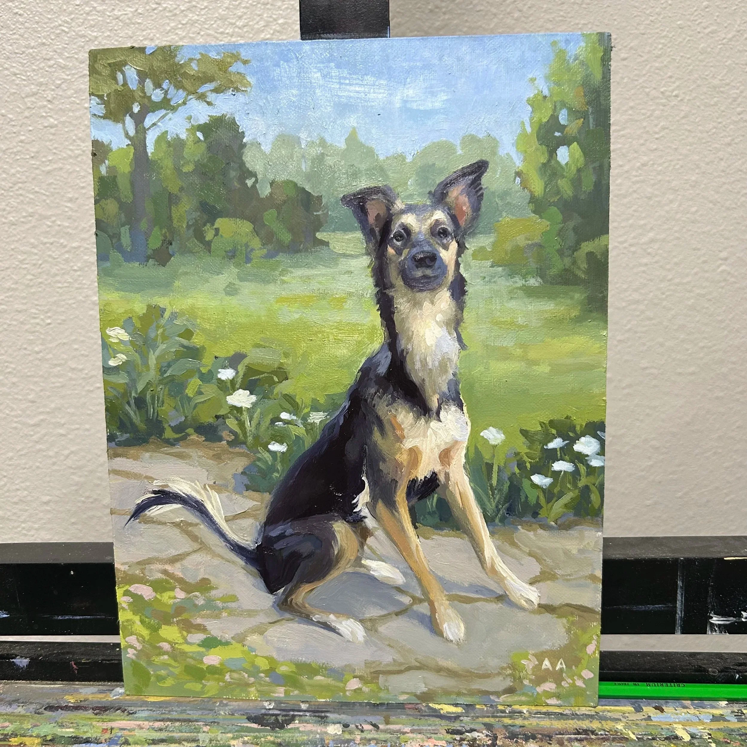 Painting Process: Christmas Commissions 2025