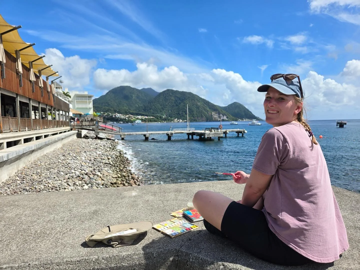 I&rsquo;m convinced the Caribbean Sea has soul healing properties 🏝️
Some gouache paintings from our recent trip there &mdash;>
Check out my website blog if you want to see more ✨

#stjohn #usvirginislands #stmaarten #dominica #puertoricanart