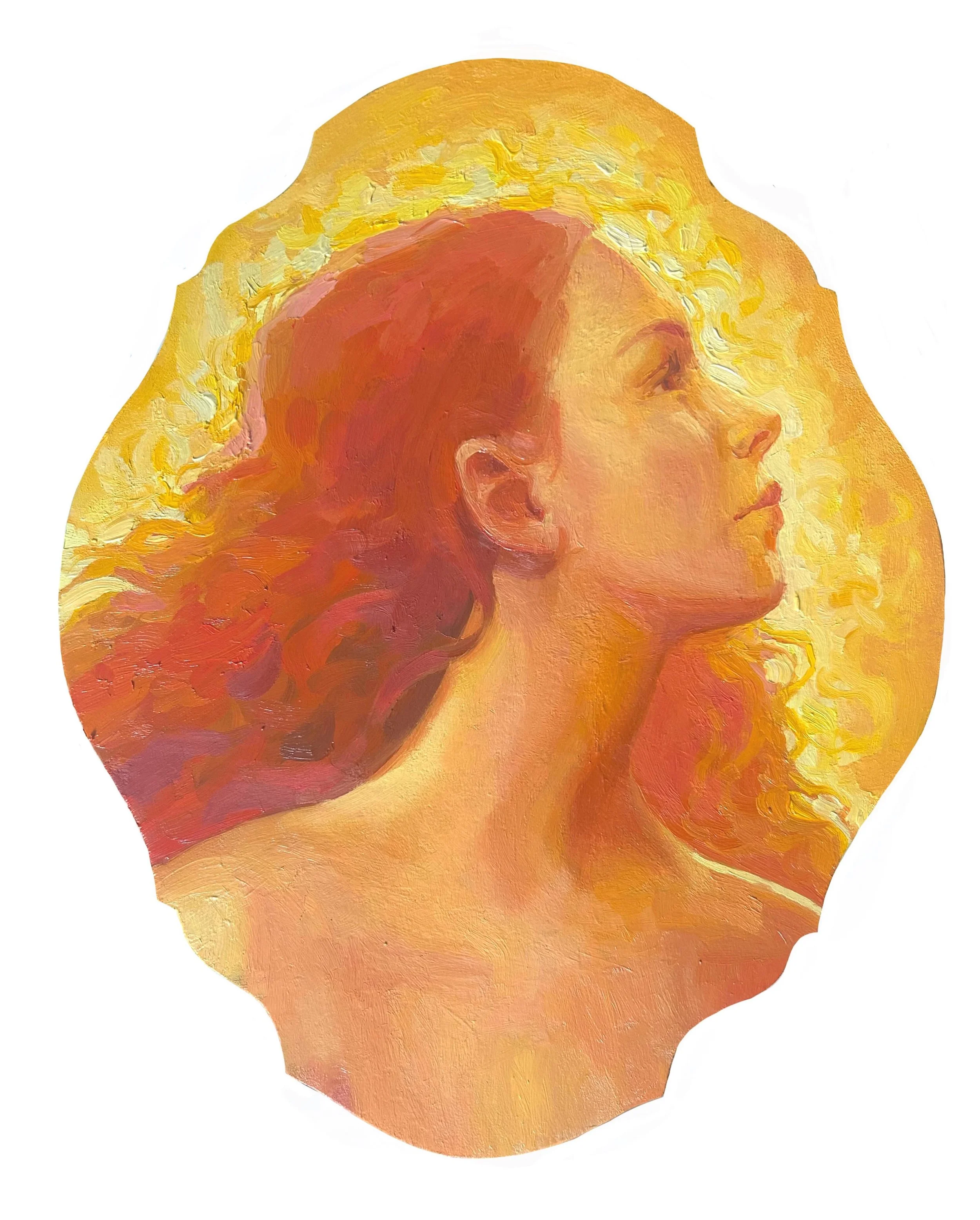 Something a little different from my usual☀️🌙
The Sun and The Moon
Both of these small portraits will be at the Compass Gallery this month for their annual Lore fantasy art show! I feel so honored to be included and I hope that I can make more fanta
