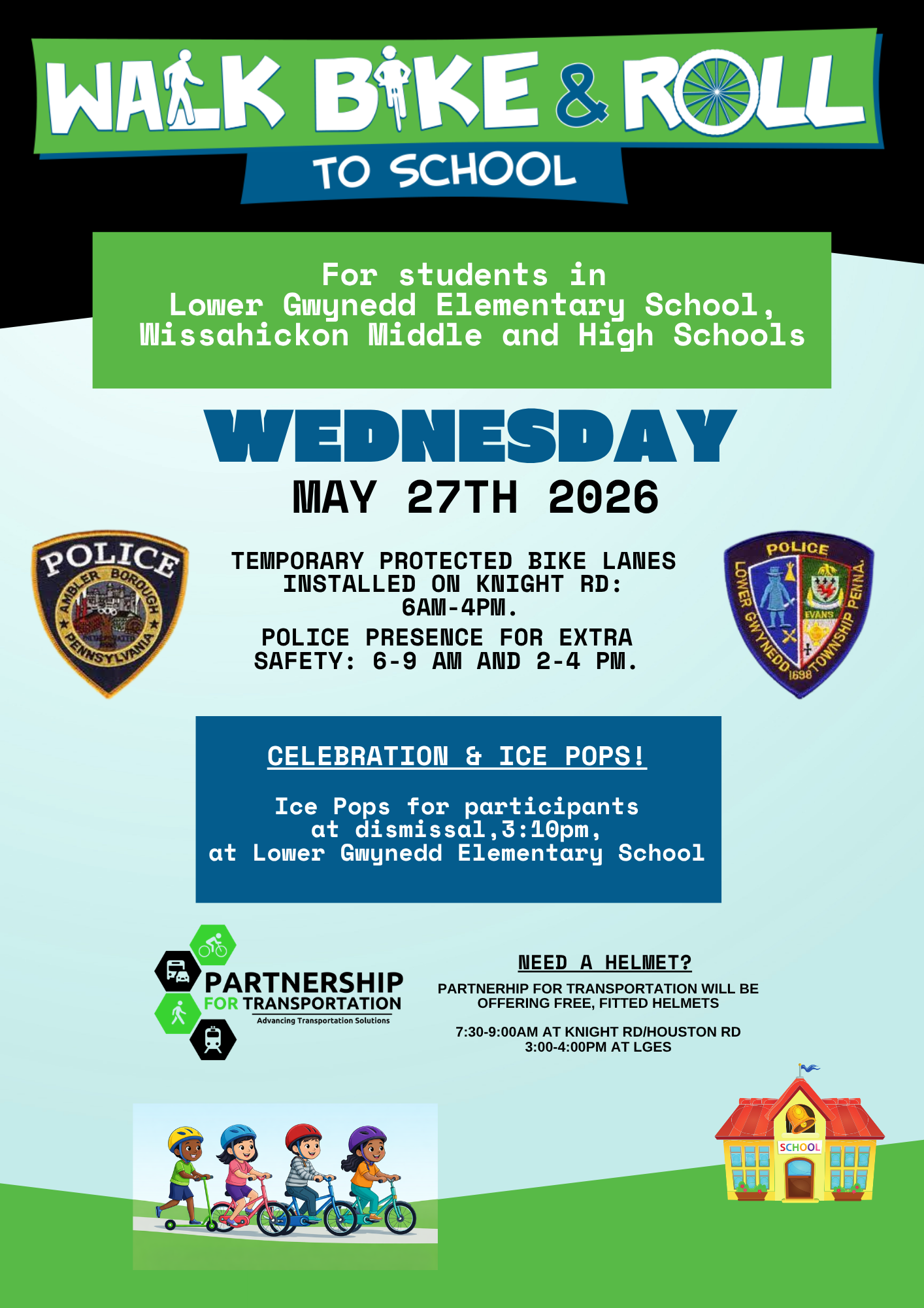 Bike To School - Wissahickon Elementary School