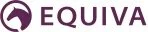 EQUIVA-Logo mit weißem Text auf blauem Hintergrund.