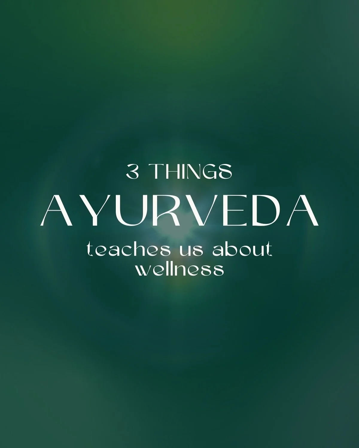 WHAT AYURVEDA TEACHES US ABOUT WELLNESS 🧘 

There&rsquo;s a reason why this practice has existed for thousands of years. How much of this do you already incorporate in your daily life?

#ayurveda #ayurvedicwellness #healthandwellnesstips #calmingsou