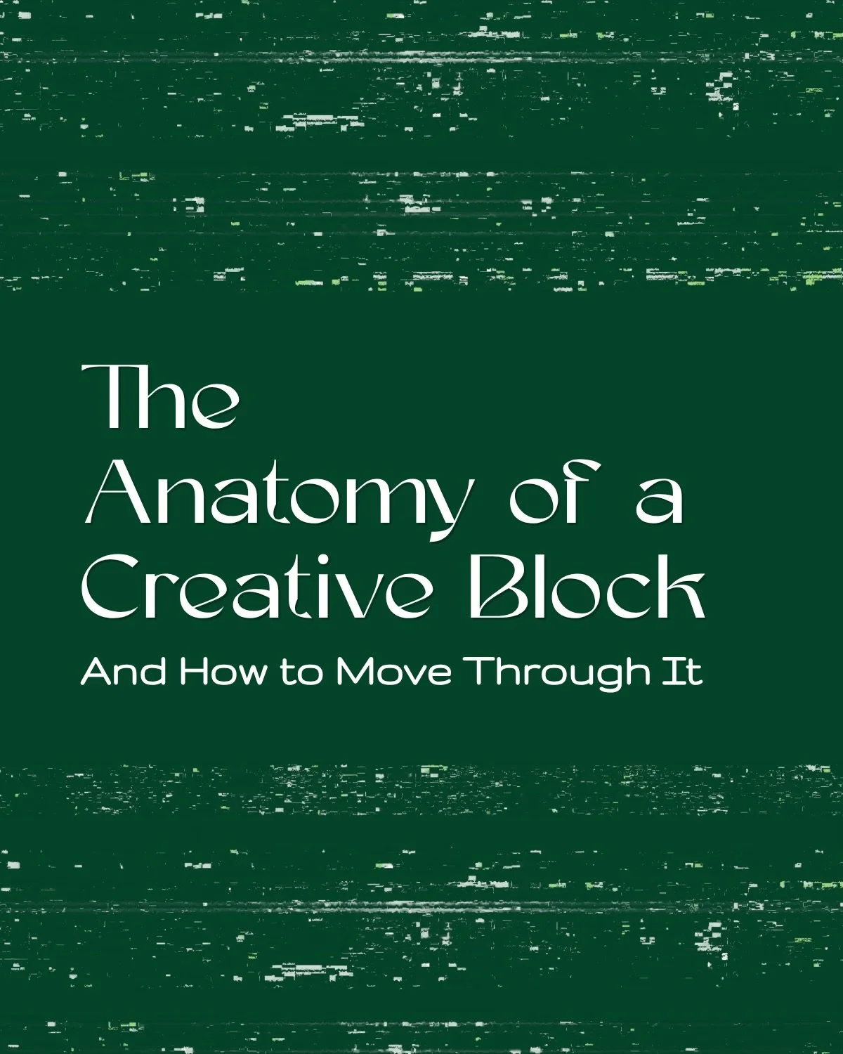 The goal is MOTION, not masterpiece. ⏩

What&rsquo;s helped you get out of a creative block?

#creativeblock #losangelescreatives #mentalhealth #creativity #wellness