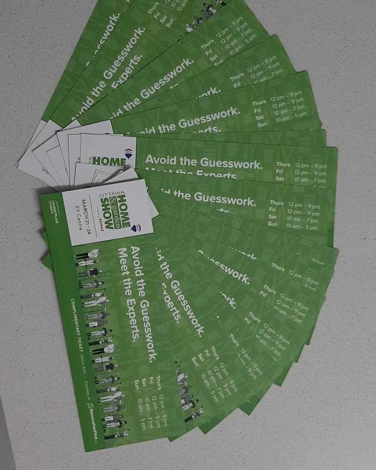 Like and share for your chance to win 2 tickets to the Ottawa home and Garden show this weekend at the Ottawa EY center.
Limited tickets available to give away so message us now!!!
#ottawahomeandgardenshow #ottawa #ottawaepoxy #epoxyfloor #epoxyfloor