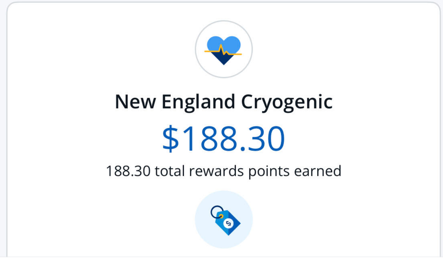 Payment confirmation for embryo storage transfer showing charges related to relocating IVF embryos to long-term storage in Boston area.