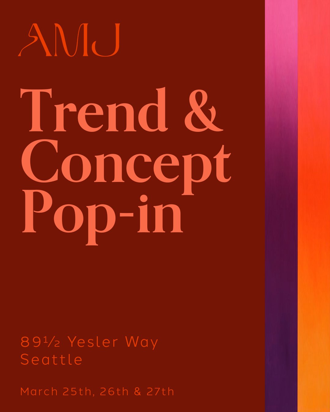 I'm hosting an exclusive in-person trend forecasting pop-in to reconnect, inspire, and share insights that will shape the future of design.
Be among the first to preview my macro trends for color, textiles, fashion, home, and beauty. This is going to