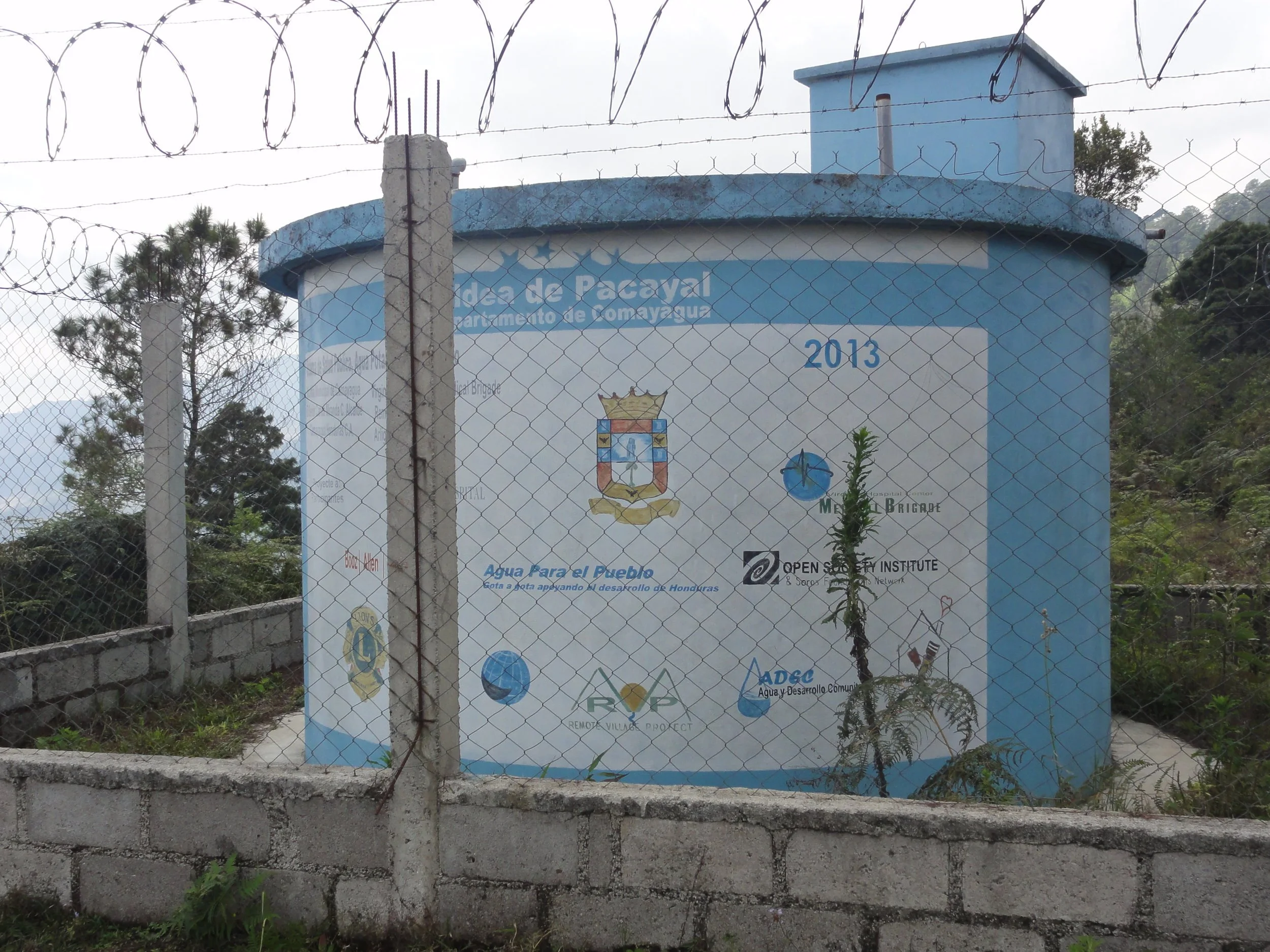 One of the Brgiade's water tanks 