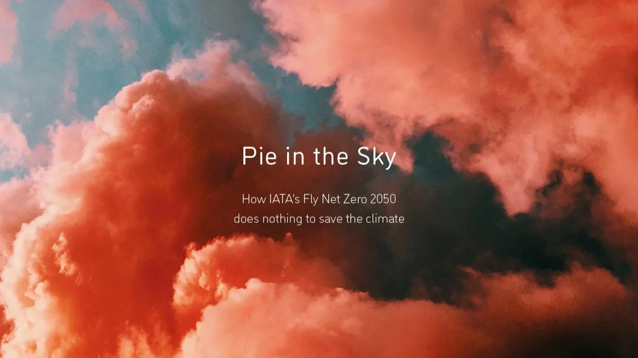 New report: Aviation’s climate impact the same in 2050 as now under IATA’s Fly Net Zero climate plan 