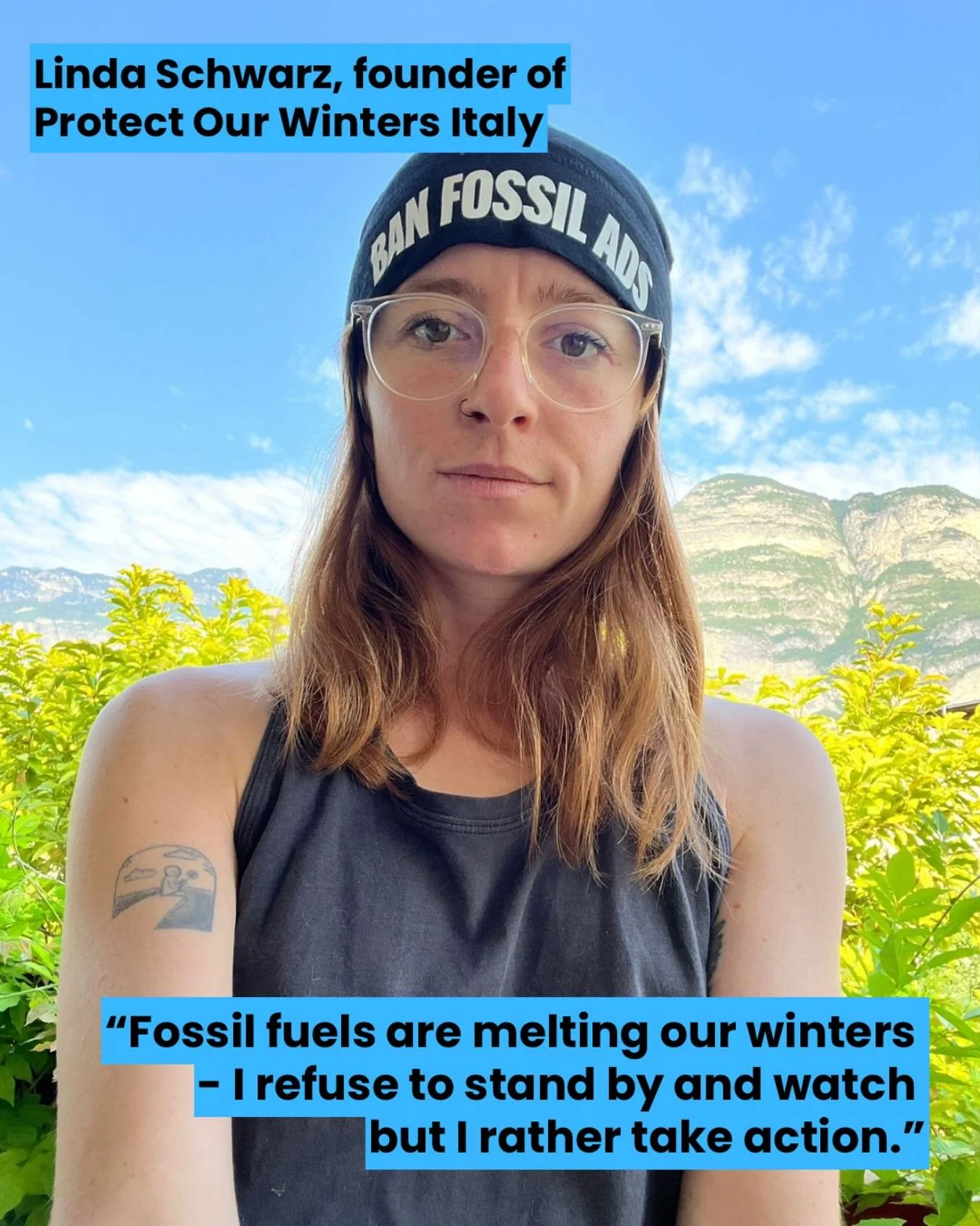 In Helsinki, Linda Schwarz first noticed the&nbsp;@protectourwinters logo on a beer bottle. Having lived in Finland, her deep bond with its unspoiled nature awakened the wish to also protect her home in South Tyrol from destruction. That was the star