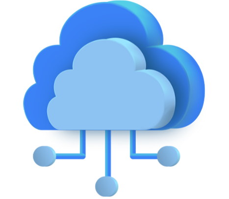 illustration of cloud storage