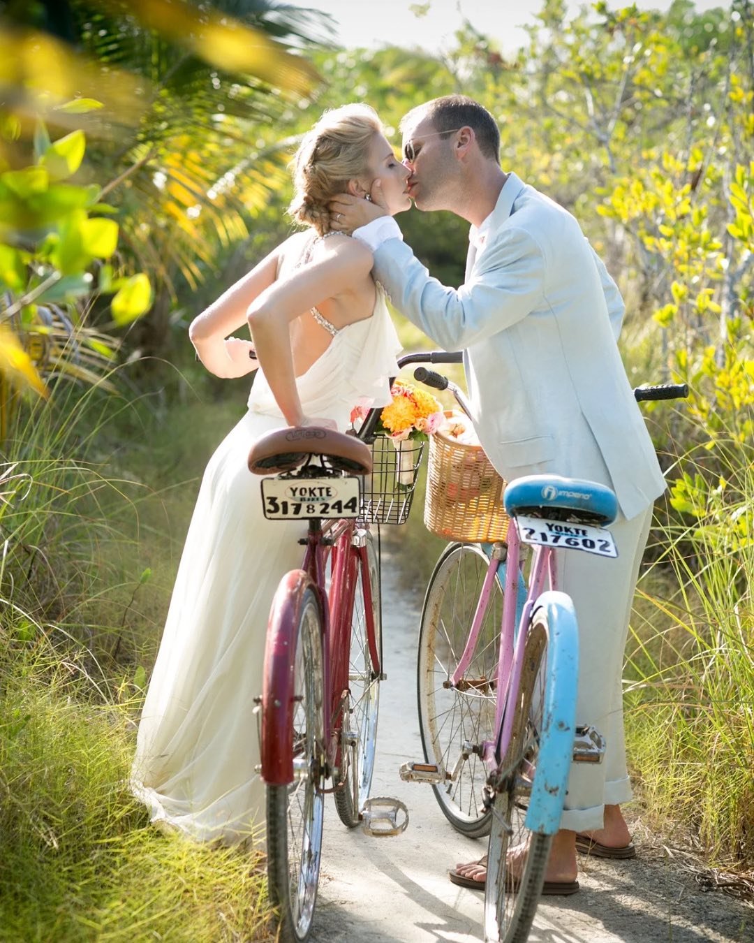 &quot;Head over heels&rdquo; in Tulum Mexico.
Day after (wedding)  Shoot -
Jesse wears @jennypackham in Tulum
@tulummexico @holographiccabbage @Ryan_nordert
Planned by @goodgraciousevents