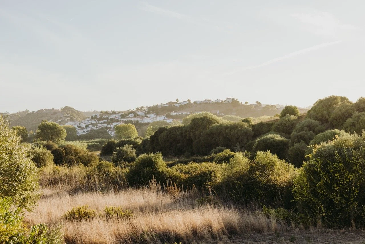 View from maybe october over the historic old town of Aljezur