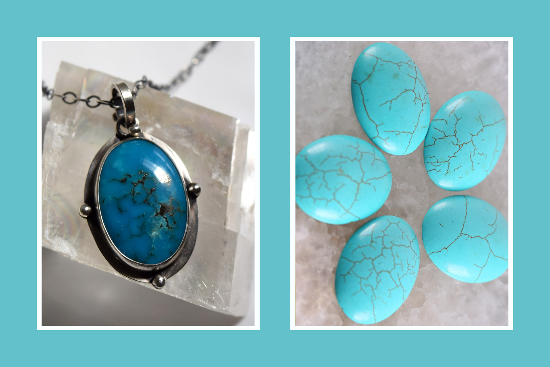 Genuine Turquoise vs. Dyed Howlite: Know the Difference