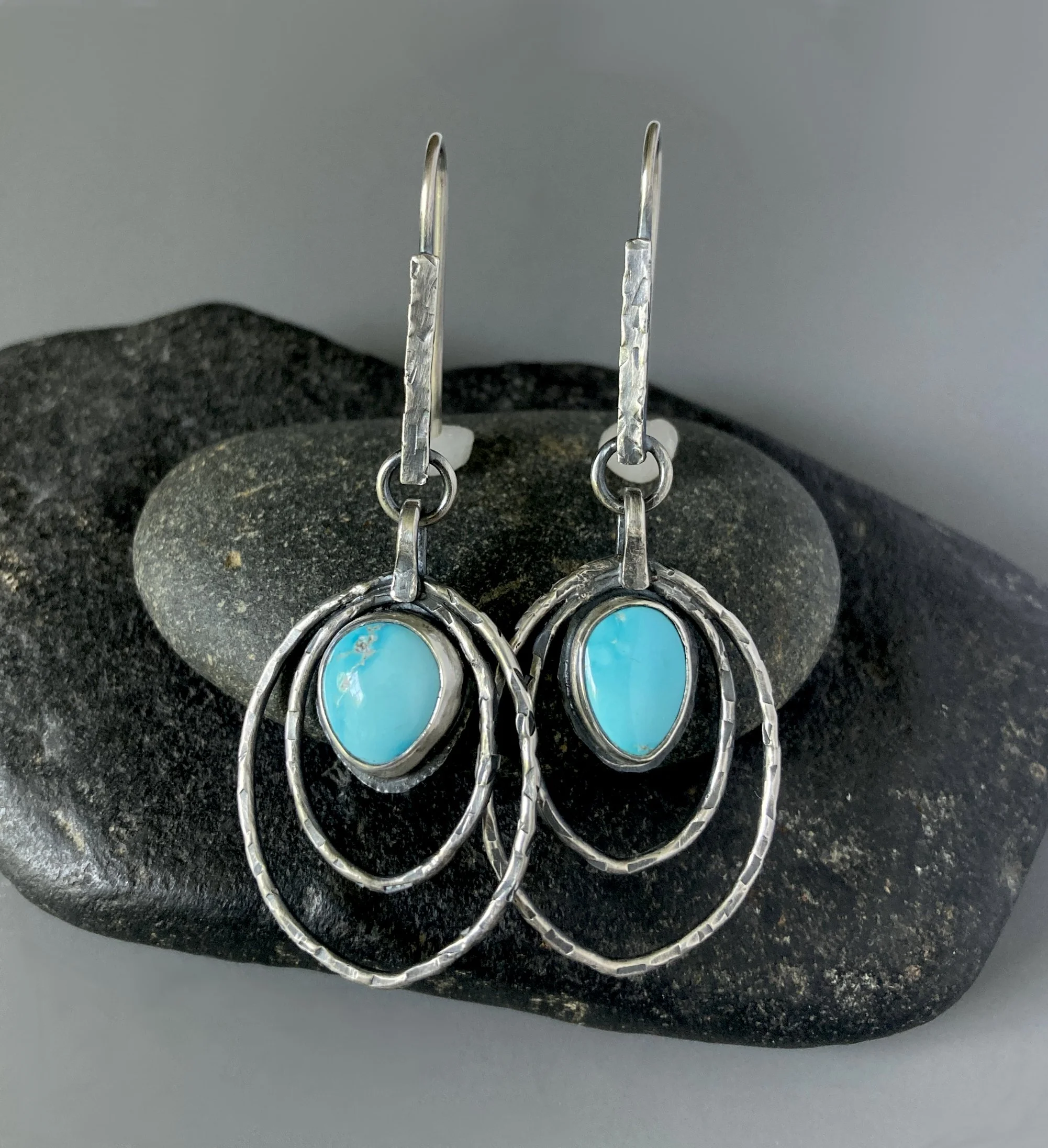 Blue-ridge-turquoise-sterling-silver-rustic-hoop-earrings-5.jpg