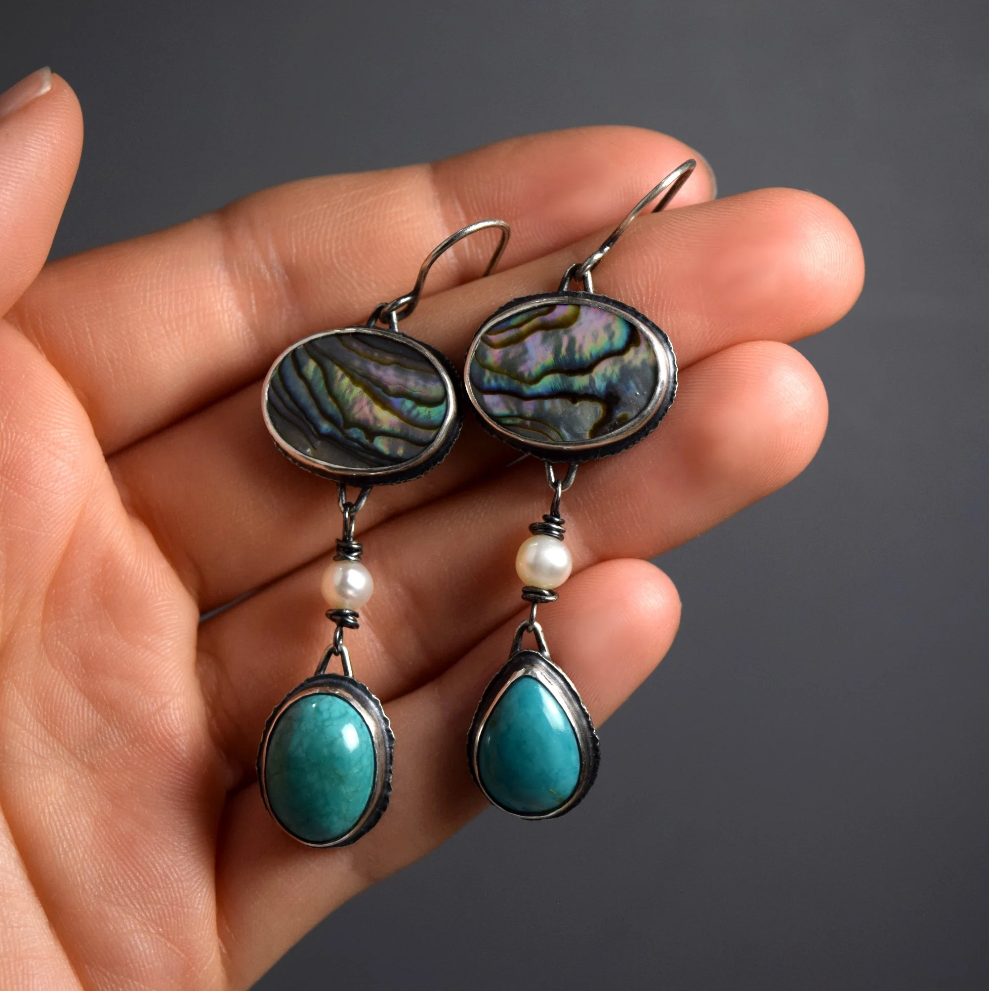 abalone-kingman-turquoise-pearl-sterling-silver-dangle-earrings-3.jpg