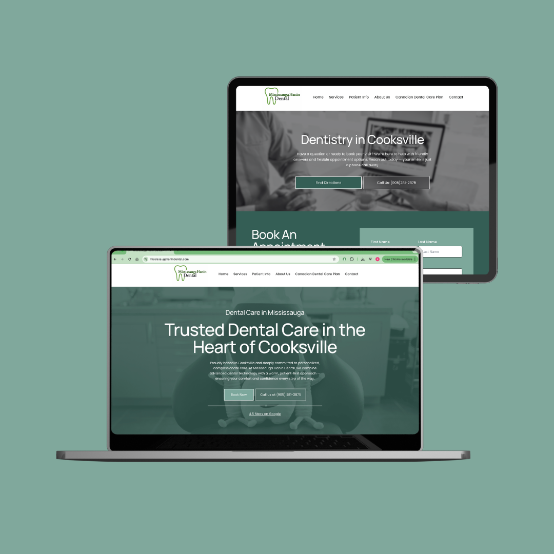 Hainin Dental Website Design