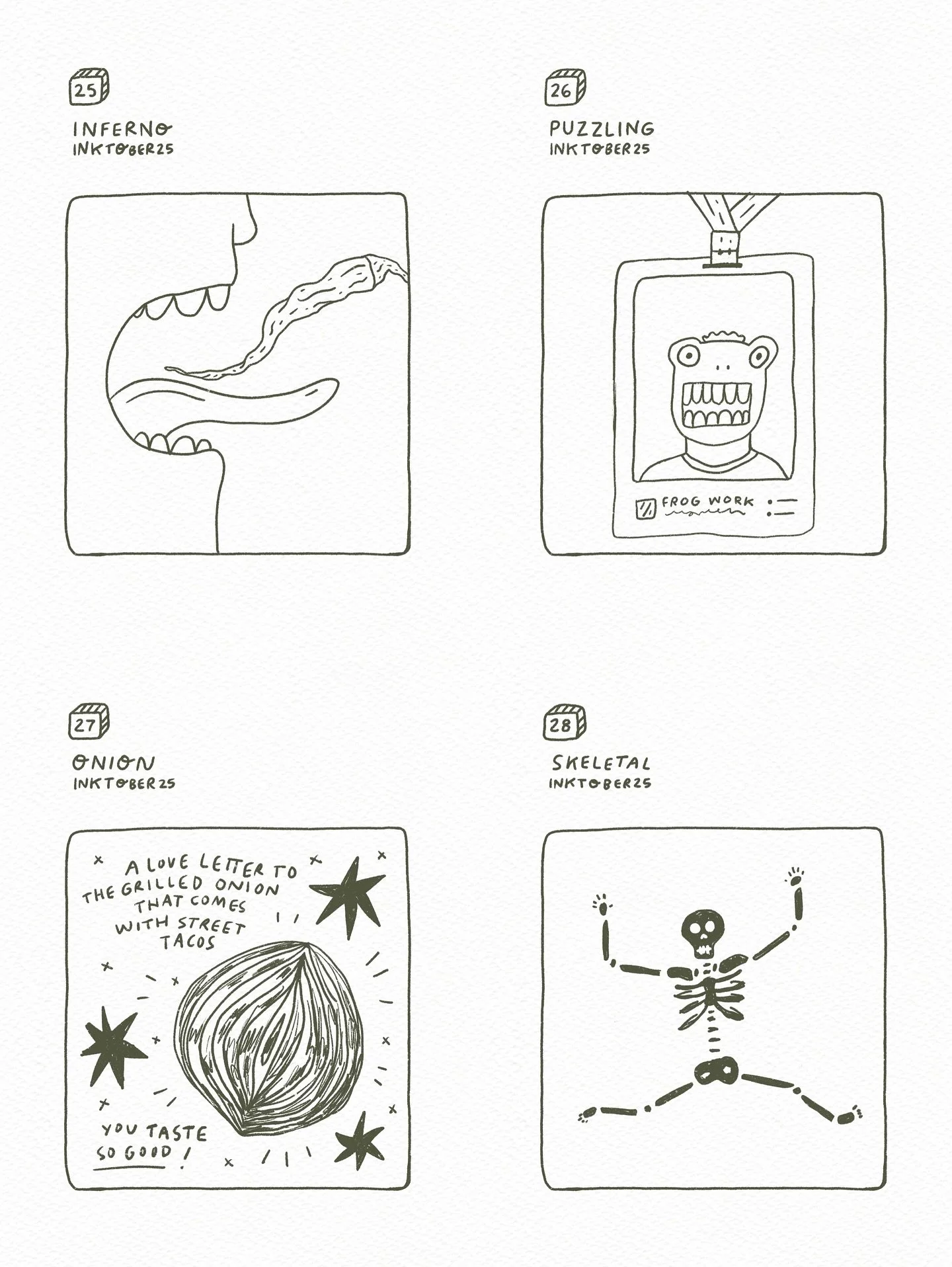 Inktober out of order