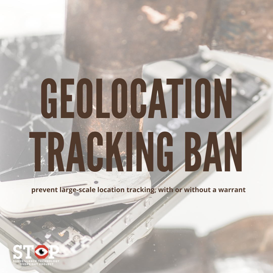 GEOLOCATION TRACKING BAN