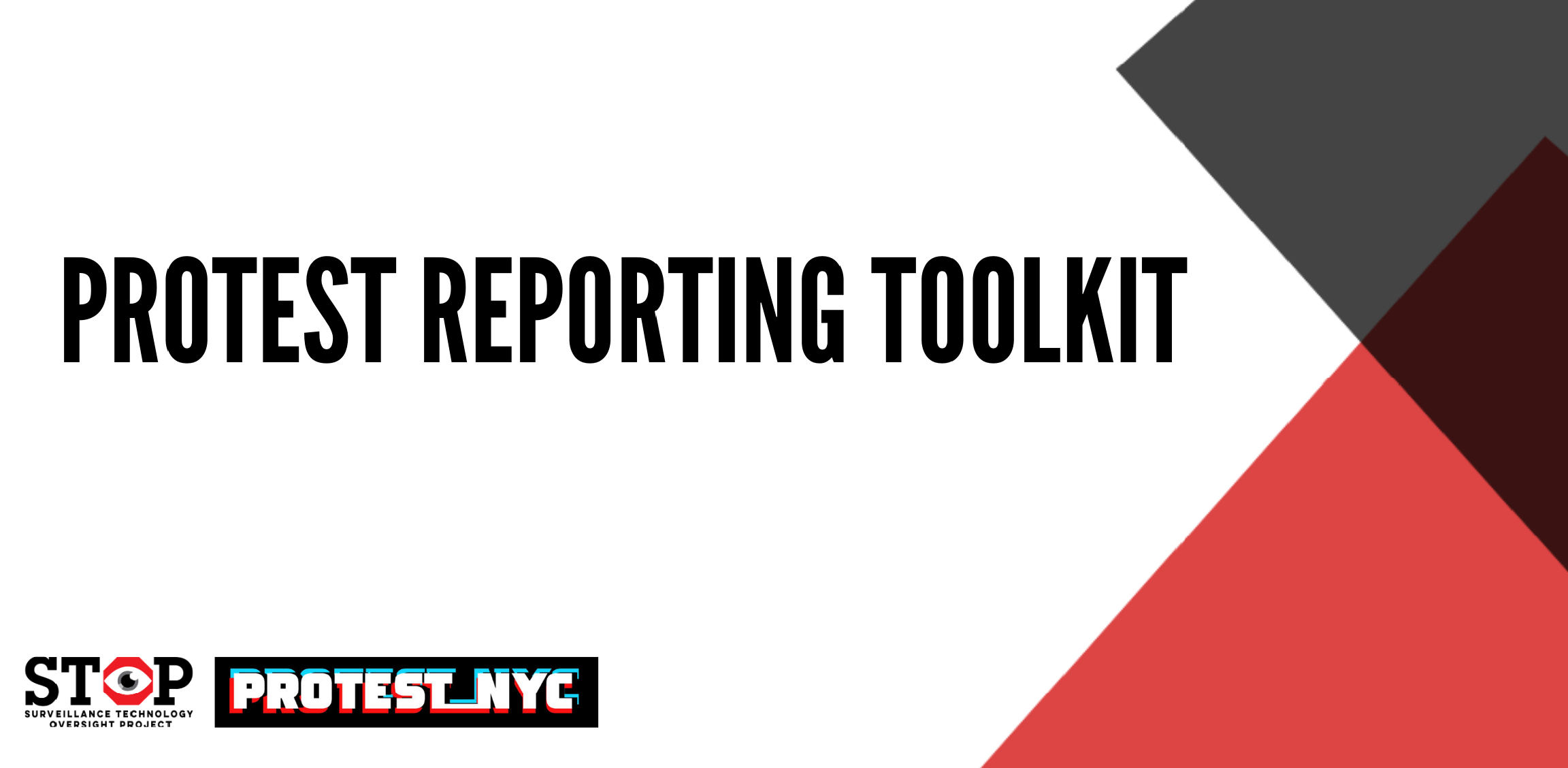 Law enforcement routinely target peaceful protesters with destructive surveillance technology techniques. To help journalists conduct protest reporting, S.T.O.P. and PROTEST_NYC have created this toolkit with best practices on how to report on events