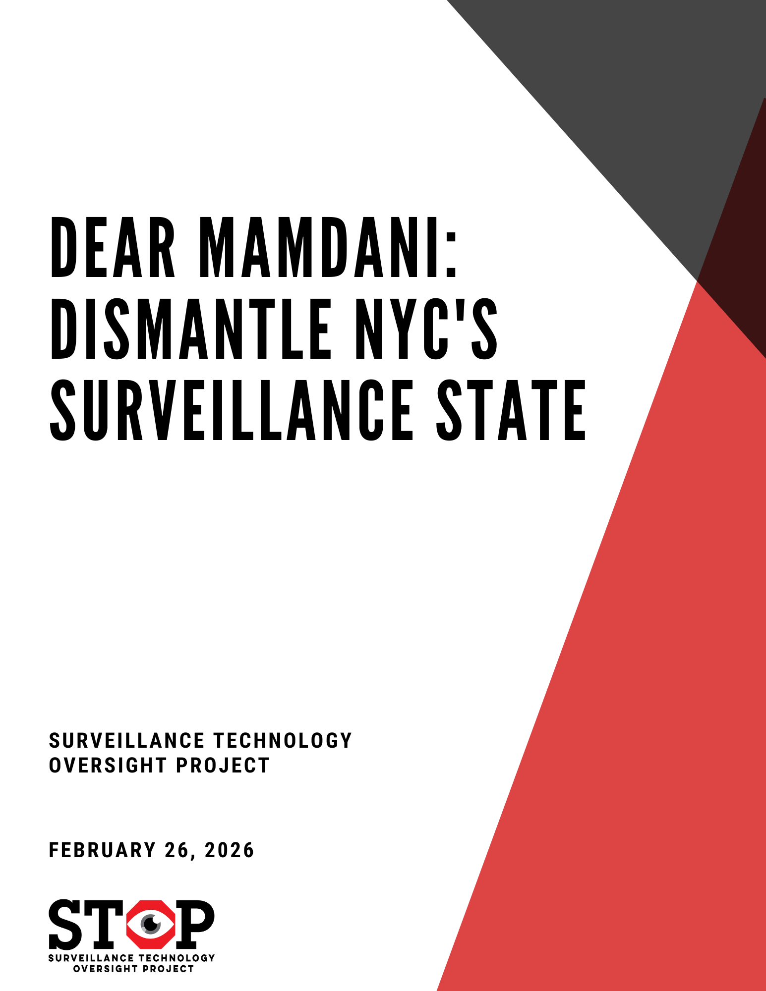 Dear Mamdani: Dismantle NYC's Surveillance State
