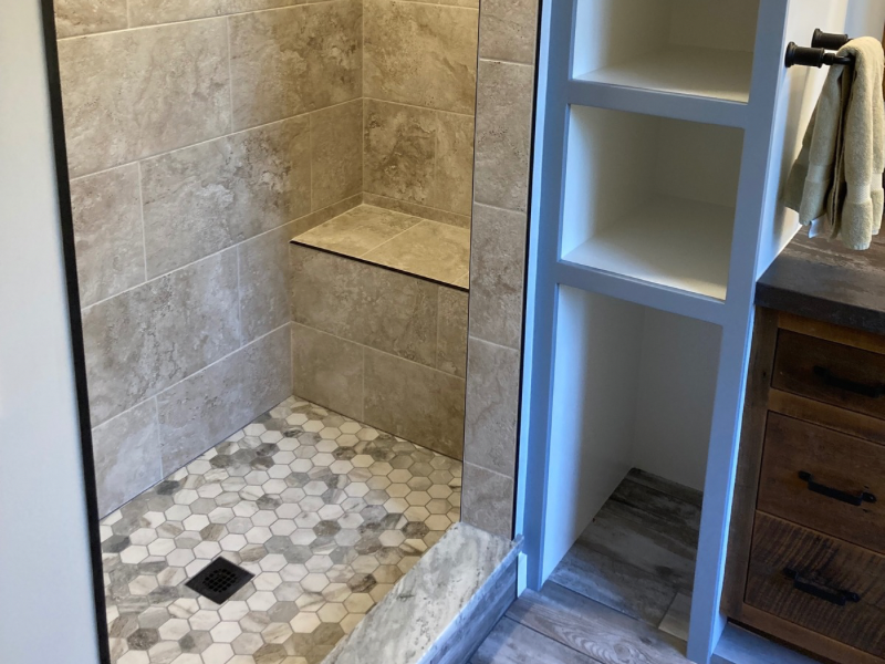 Shower With Bench Westborough